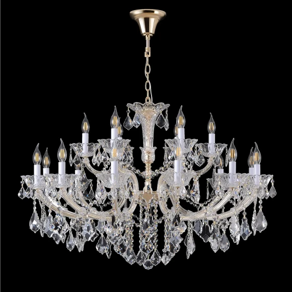 Люстра Crystal Lux CRISTELLE SP12+6 GOLD 4290/318