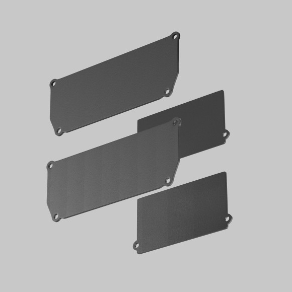 Торцевая заглушка 2шт черная (для профиля-ниши ALM-9940-SC-B-2M) Maytoni ALM012EC-SC-B