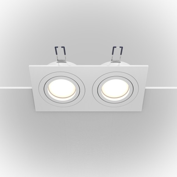 Встраиваемый светильник Maytoni DL024-2-02W Atom под лампы 2xGU10 50W