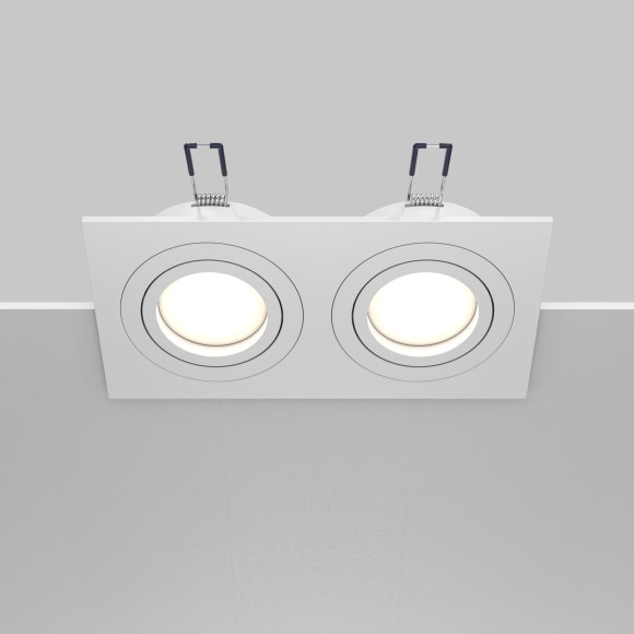 Встраиваемый светильник Maytoni DL024-2-02W Atom под лампы 2xGU10 50W