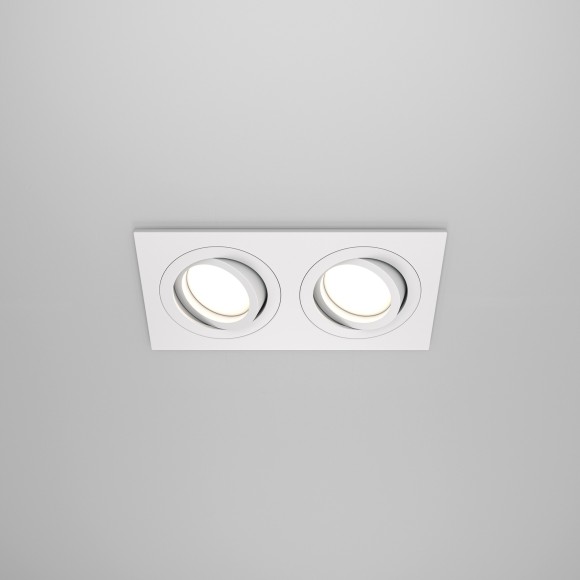 Встраиваемый светильник Maytoni DL024-2-02W Atom под лампы 2xGU10 50W