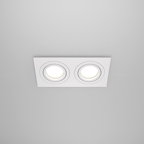 Встраиваемый светильник Maytoni DL024-2-02W Atom под лампы 2xGU10 50W