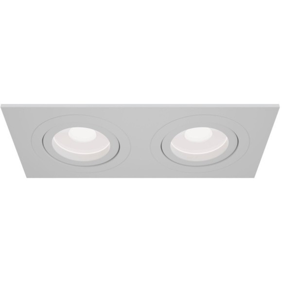 Встраиваемый светильник Maytoni DL024-2-02W Atom под лампы 2xGU10 50W