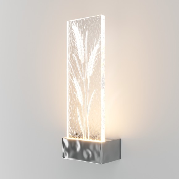 Хромированный светодиодный настенный светильник (бра) без выкл на корпусе LED 2W RA80 50лм 3000К Maytoni Ornate MOD318WL-L3CH3K