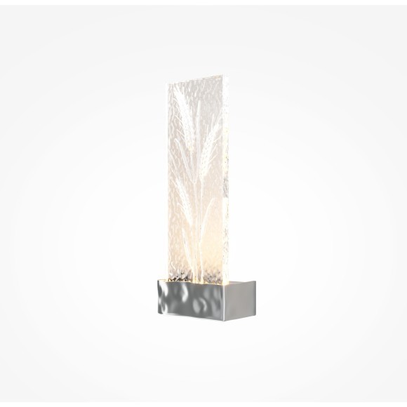 Хромированный светодиодный настенный светильник (бра) без выкл на корпусе LED 2W RA80 50лм 3000К Maytoni Ornate MOD318WL-L3CH3K