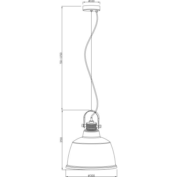 Подвесной светильник с 1 плафоном Maytoni T163PL-01C Irving под лампу 1xE27 40W