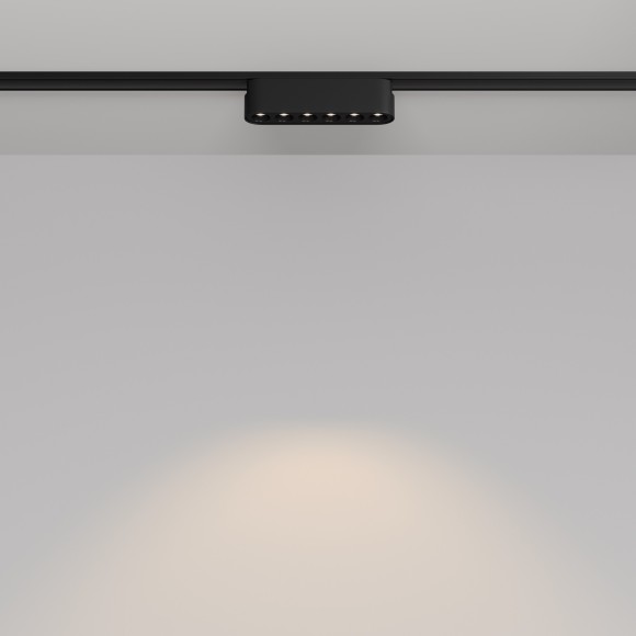 TR082-1-6W3K-M-B Трековый магнитный светодиодный светильник Maytoni Radity 48V CRI90+ 3000К 600Лм 36° 6Вт