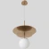 Светильник подвесной Crystal Lux UVA SP1.2 BRASS 3282/201.2
