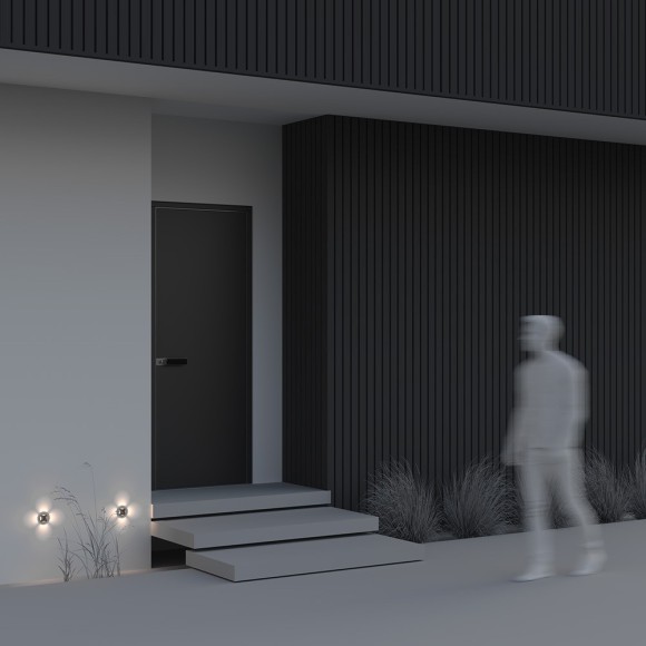 Уличный встраиваемый светильник для подсветки ступеней Outdoor O036-L3B3K