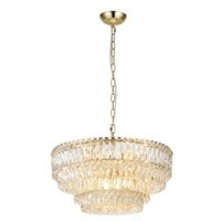 Люстра подвесная классическая хрустальная под лампы E14 Favourite 4781-12P