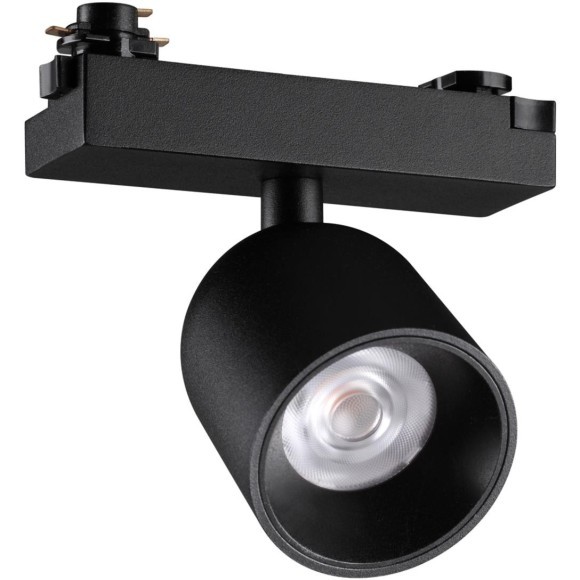 359808 Черный светодиодный однофазный трехжильный трековый светильник 10Вт 882Лм 4000К 32° CRI≥90 180-265V IP20 Novotech SOLETTE 359808 Черный светодиодный однофазный трехжильный трековый светильник 10Вт 882Лм 4000К 32° CRI≥90 180-265V IP20 Novotech SOLETTE