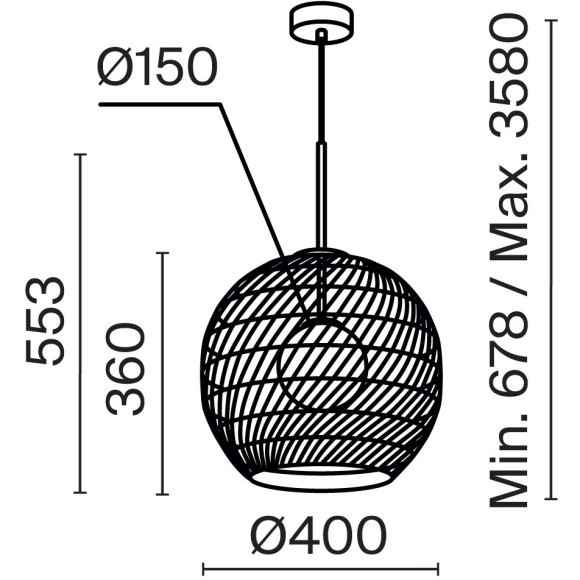 Подвесной светильник Maytoni MOD204PL-01BG Подвесной светильник Maytoni MOD204PL-01BG