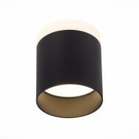 ST102.442.12 Светильник потолочный Черный LED 1*12W 4000K 936Lm Ra80 120° IP20 D100xH90 170-240V Накладные светильники