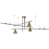Люстра потолочная Arte Lamp A7029PL-9BK JACOB под лампы 9xE27 40W