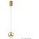 Светильник подвесной Crystal Lux CARO SP LED GOLD