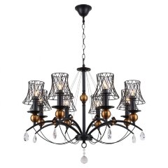 Люстра подвесная Lussole LSP-8104 ARIVACA IP21 под лампы 8xE14 320W