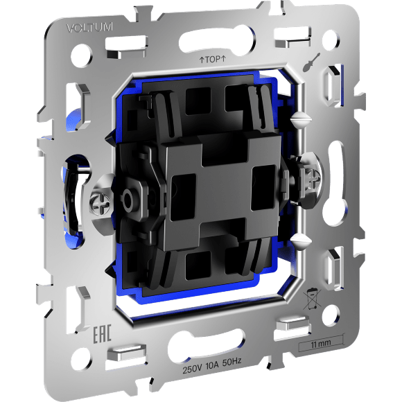 Механизм перекрестного переключателя одноклавишного 10А, S70 Механизм перекрестного переключателя одноклавишного 10А, S70