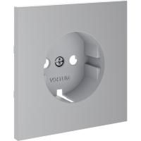 Накладка для розетки с заземлением, S70 (серый)