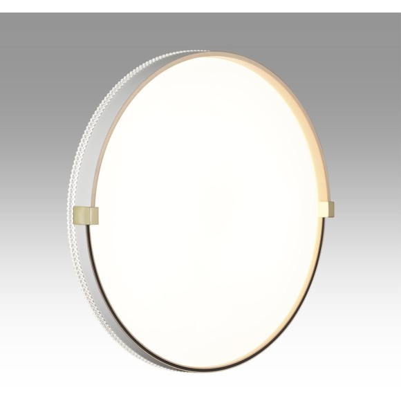 Cветильник пластик/золотой LED 70Вт 3000-6000К D490 IP43 пульт ДУ Sonex OLIDI WHITE 7646/EL Cветильник пластик/золотой LED 70Вт 3000-6000К D490 IP43 пульт ДУ Sonex OLIDI WHITE 7646/EL