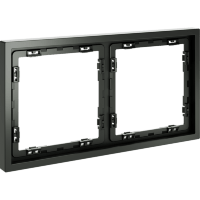 Рамка пластиковая VOLTUM S70 на 2 поста, (титан)