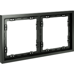 Рамка пластиковая VOLTUM S70 на 2 поста, (титан)