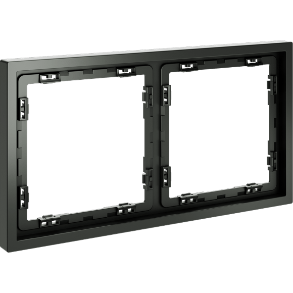 Рамка пластиковая VOLTUM S70 на 2 поста, (титан)