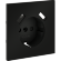 Накладка для розетки с заземлением и защитными шторками, с USB A+A, S70 (черный матовый)