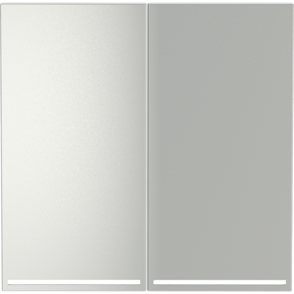 Клавиши для выключателя/переключателя двухклавишного с подсветкой, S70 (сталь)