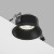 Lightstar 214607-SOLO Черный круглый встраиваемый светильник с углублением, диаметром 8.3 см, под лампу GU10, GU5.3 или LED модуль формата MR16, цоколи не идут в комплекте
