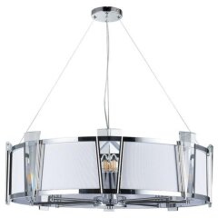 Подвесная люстра ARTE LAMP GRATO A4079LM-8CC Подвесная люстра ARTE LAMP GRATO A4079LM-8CC