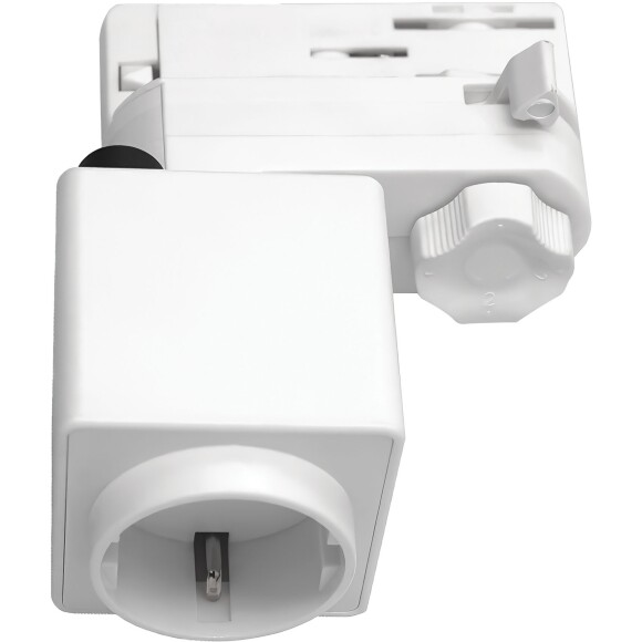 Адаптер для светильника с розеткой Shuko к треку 5030xx-R/5040xx-(F)/(R) Quattro Lightstar 594006-WSA