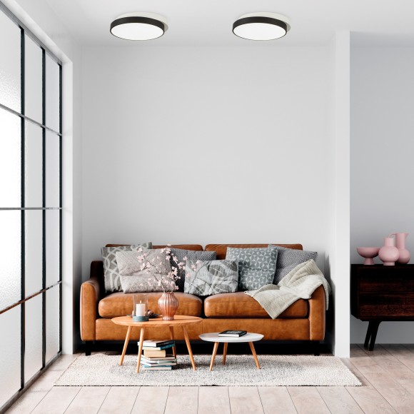 SLE200702-01 Светильник потолочный Черный, Белый/Белый LED 1*45W 3000K/4000K/6000K QVO SLE200702-01 Светильник потолочный Черный, Белый/Белый LED 1*45W 3000K/4000K/6000K QVO