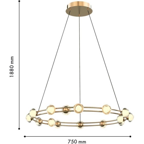 Подвесной светильник Rondell 4382-15P