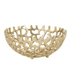 427498 Чаша декоративная KIMITSU, ?205, H90, золотой 427498 Чаша декоративная KIMITSU, ?205, H90, золотой