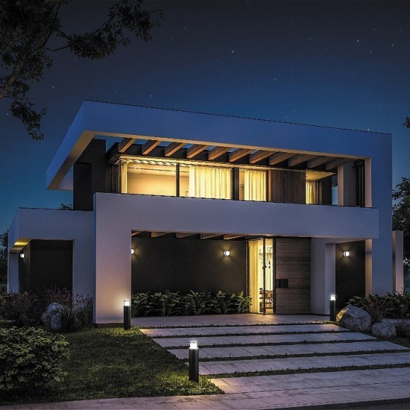 Уличный настенный светильник Maytoni O011WL-L6B Wolseley Road IP54 светодиодный LED 6W