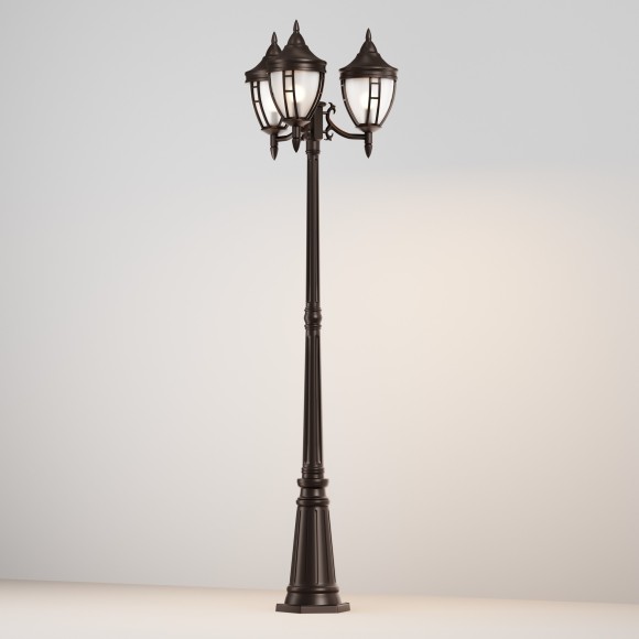 Уличный наземный светильник Maytoni O026FL-03B Rivoli IP44 под лампы 3xE27 60W