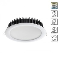 Встраиваемый светильник Novotech 358955 LANTE светодиодный LED 20W