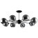 Люстра потолочная Arte Lamp A2708PL-8BK LAGOS под лампы 8xE27 60W Люстра потолочная Arte Lamp A2708PL-8BK LAGOS под лампы 8xE27 60W