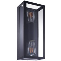 Уличный настенный светильник Arte Lamp A4569AL-2BK BELFAST IP44 под лампы 2xE27 60W