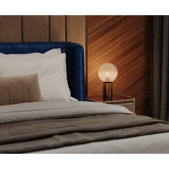 SL1190.223.01 Подвес ST-Luce Золотистый/Прозрачно-белый E27 1*60W CASSIUS