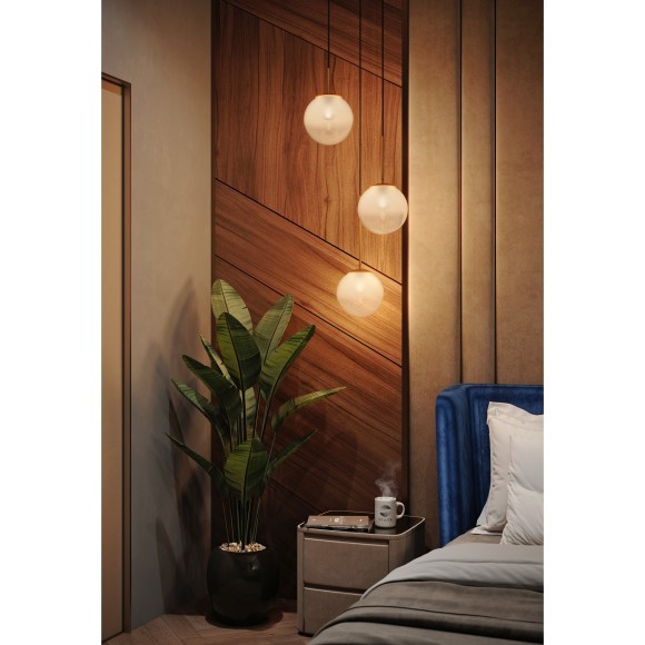 SL1190.223.01 Подвес ST-Luce Золотистый/Прозрачно-белый E27 1*60W CASSIUS