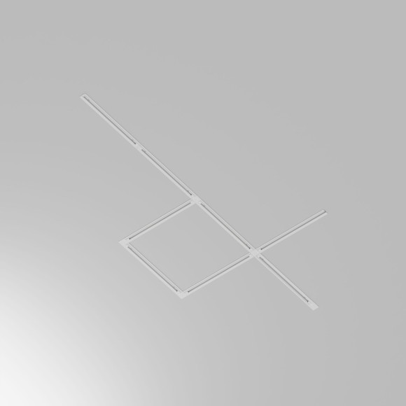 2м белый встраиваемый в ГКЛ однофазный шинопровод Maytoni TRX004-112W