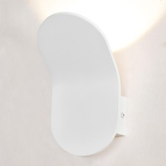 SY7227 LUSSOLE ГУЛФ белое настенное бра, LED 5 Вт, 4000 К, 450 Лм, IP20, металлический корпус, 100×100×190 мм SY7227 LUSSOLE ГУЛФ белое настенное бра, LED 5 Вт, 4000 К, 450 Лм, IP20, металлический корпус, 100×100×190 мм