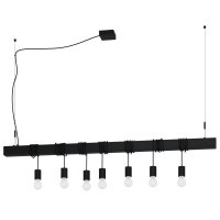 39938 TOWNSHEND-B Подвесная люстра с 7 лампами E27, 320Вт, черный