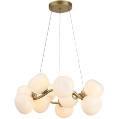 SL1519.303.12 Светильник подвесной ST-Luce Латунь/Белый G9 12*5W 4000K SWEVEN SL1519.303.12 Светильник подвесной ST-Luce Латунь/Белый G9 12*5W 4000K SWEVEN
