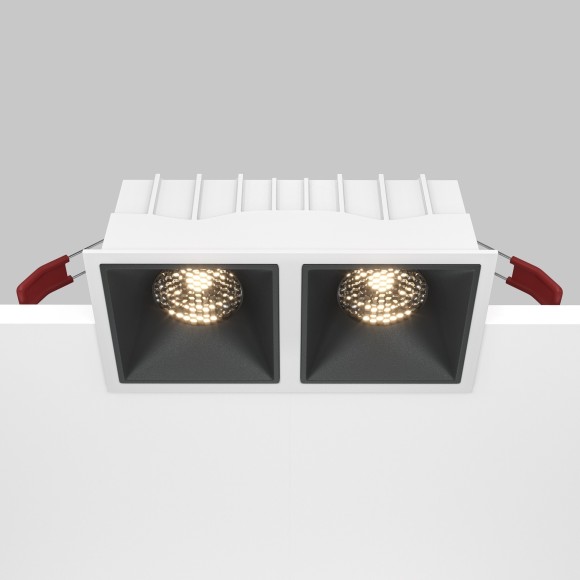 Встраиваемый светильник Maytoni DL043-02-15W3K-SQ-WB Alfa LED светодиодный 2xLED 30W
