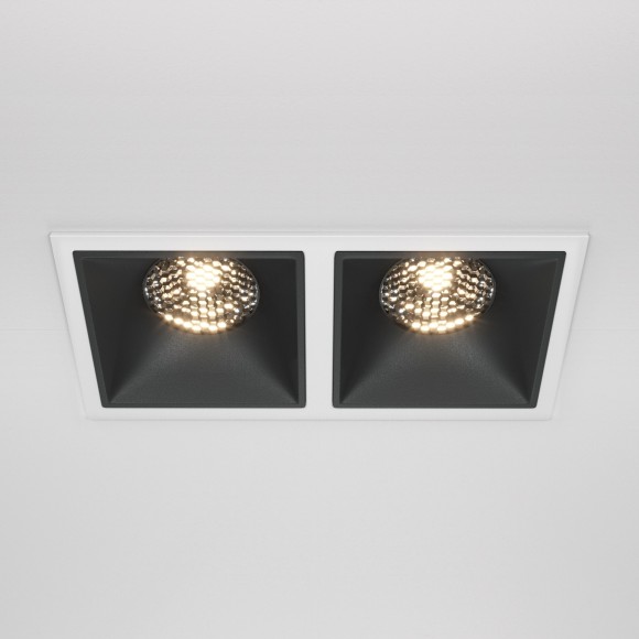 Встраиваемый светильник Maytoni DL043-02-15W3K-SQ-WB Alfa LED светодиодный 2xLED 30W