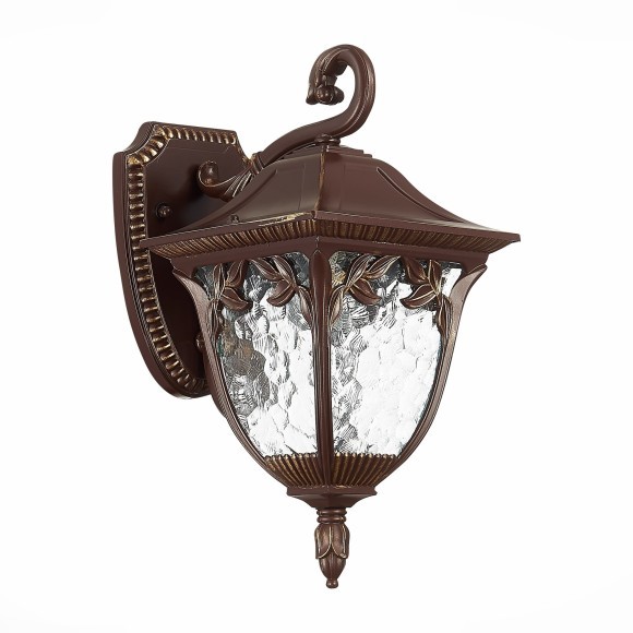 SL083.701.01 Светильник уличный настенный ST-Luce Кофейный/Кофейный, Прозрачный E27 1*60W CHIANI SL083.701.01 Светильник уличный настенный ST-Luce Кофейный/Кофейный, Прозрачный E27 1*60W CHIANI