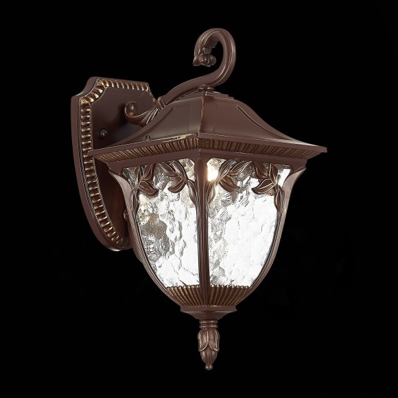 SL083.701.01 Светильник уличный настенный ST-Luce Кофейный/Кофейный, Прозрачный E27 1*60W CHIANI SL083.701.01 Светильник уличный настенный ST-Luce Кофейный/Кофейный, Прозрачный E27 1*60W CHIANI