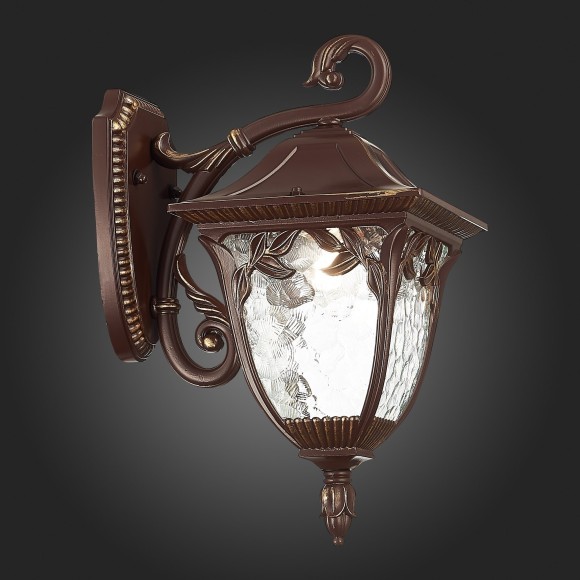 SL083.701.01 Светильник уличный настенный ST-Luce Кофейный/Кофейный, Прозрачный E27 1*60W CHIANI SL083.701.01 Светильник уличный настенный ST-Luce Кофейный/Кофейный, Прозрачный E27 1*60W CHIANI